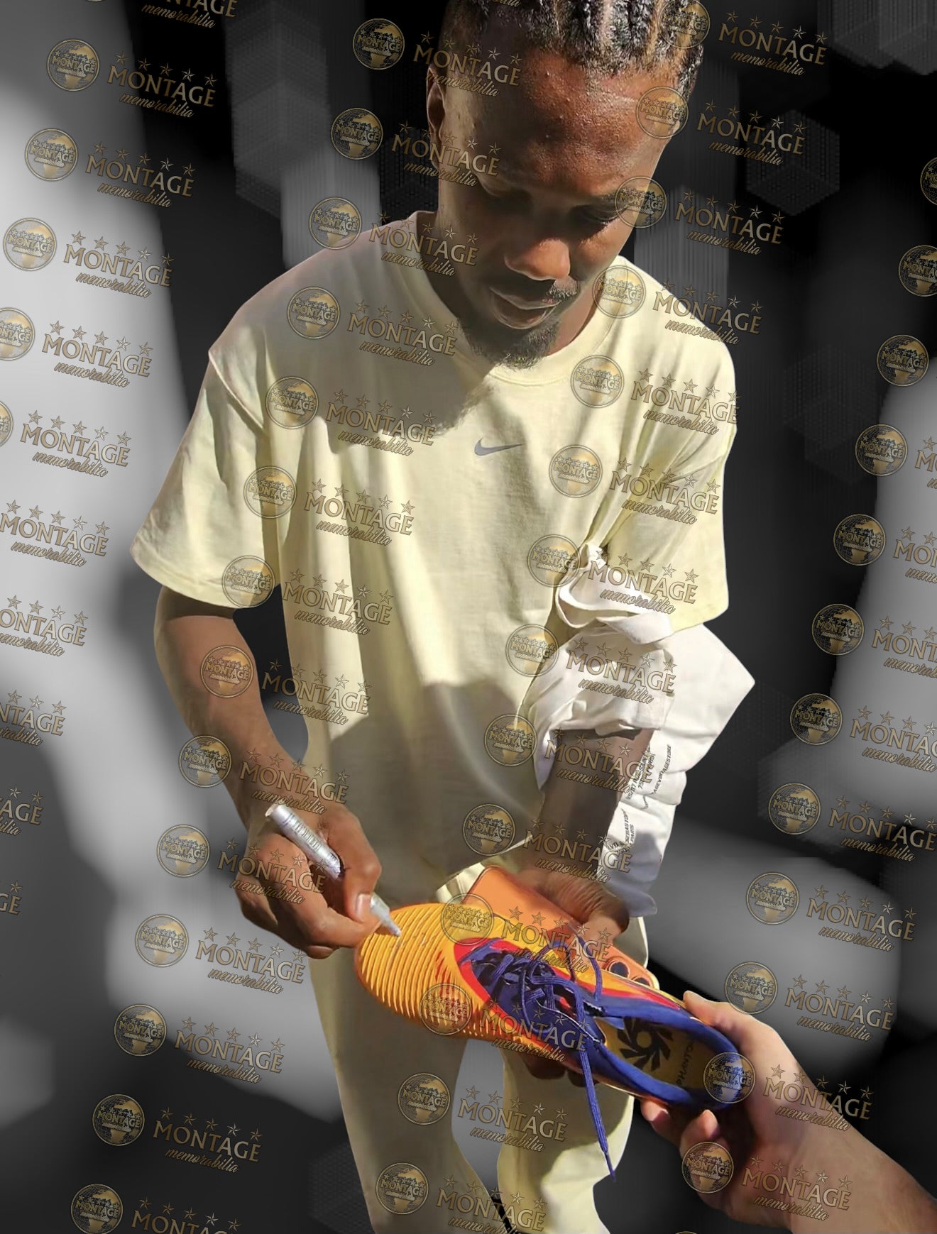 MARCUS THURAM SIGNED NIKE MERCURIAL FOOTBALL BOOT (ACG CERT AG19120)