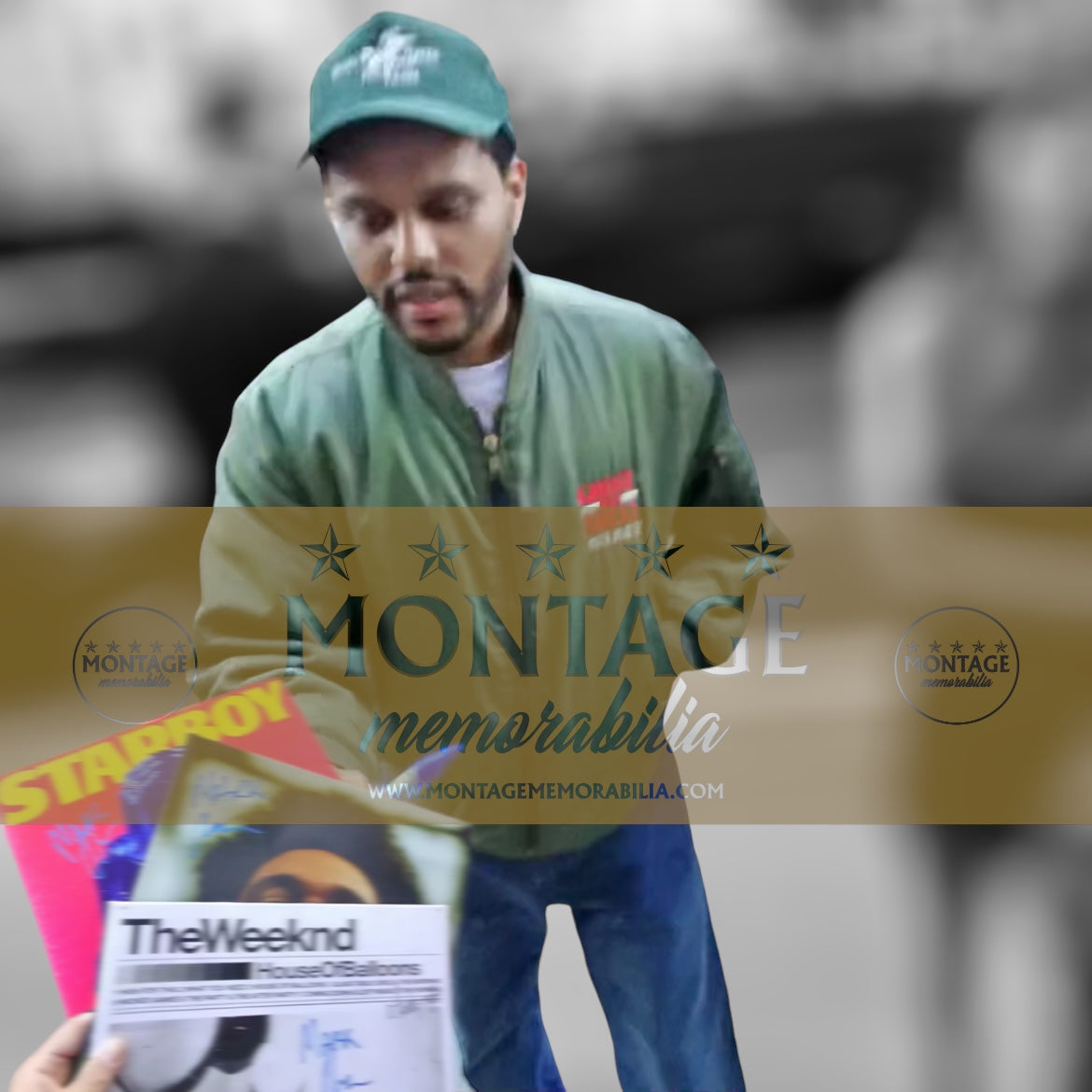 THE WEEKND SIGNED STARBOY LP VINYL ALBUM (ACOA RACC COA)