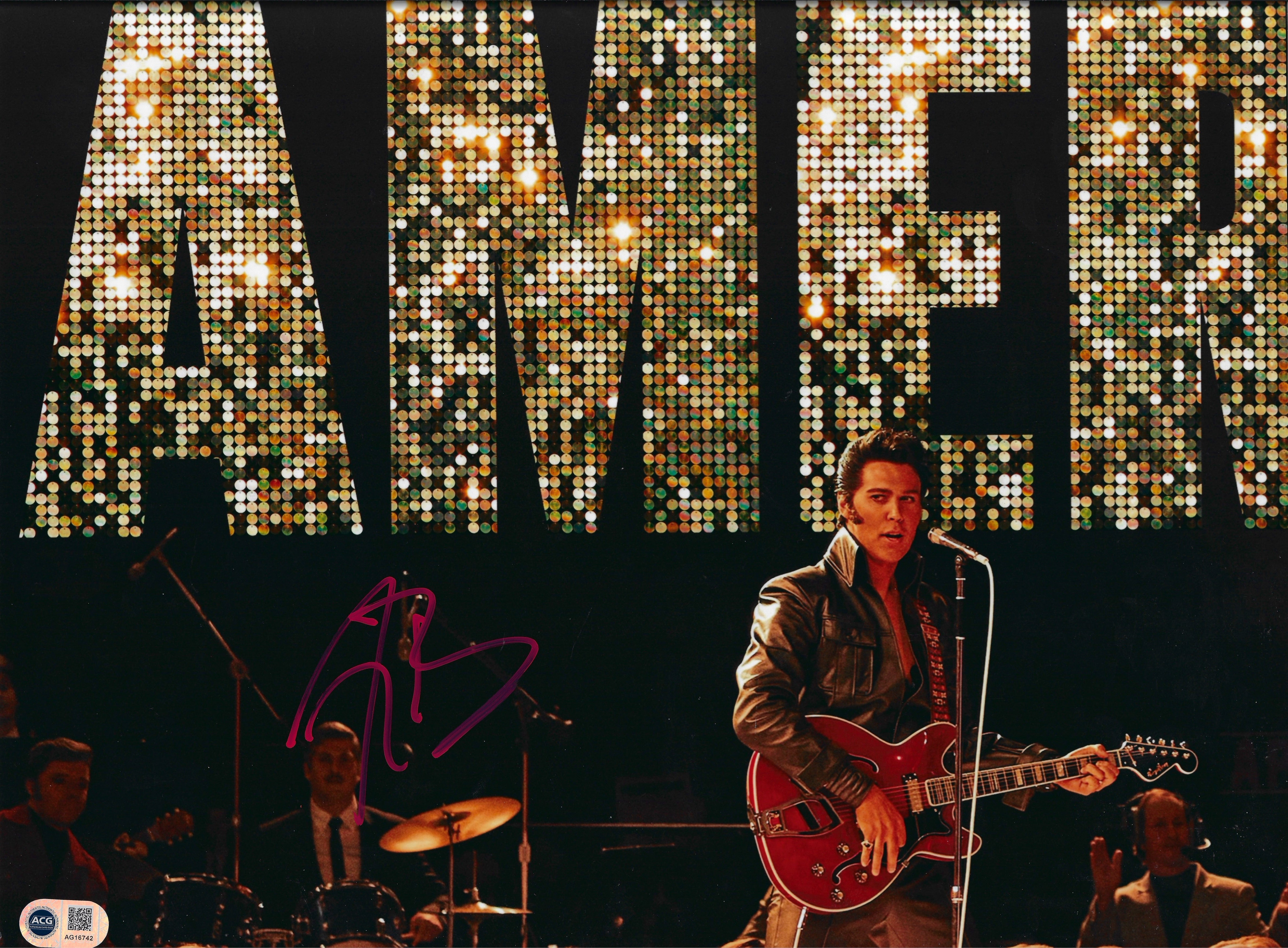 AUSTIN BUTLER SIGNED ELVIS PRESLEY ELVIS 16x12 PHOTO (ACG CERT AG16742)