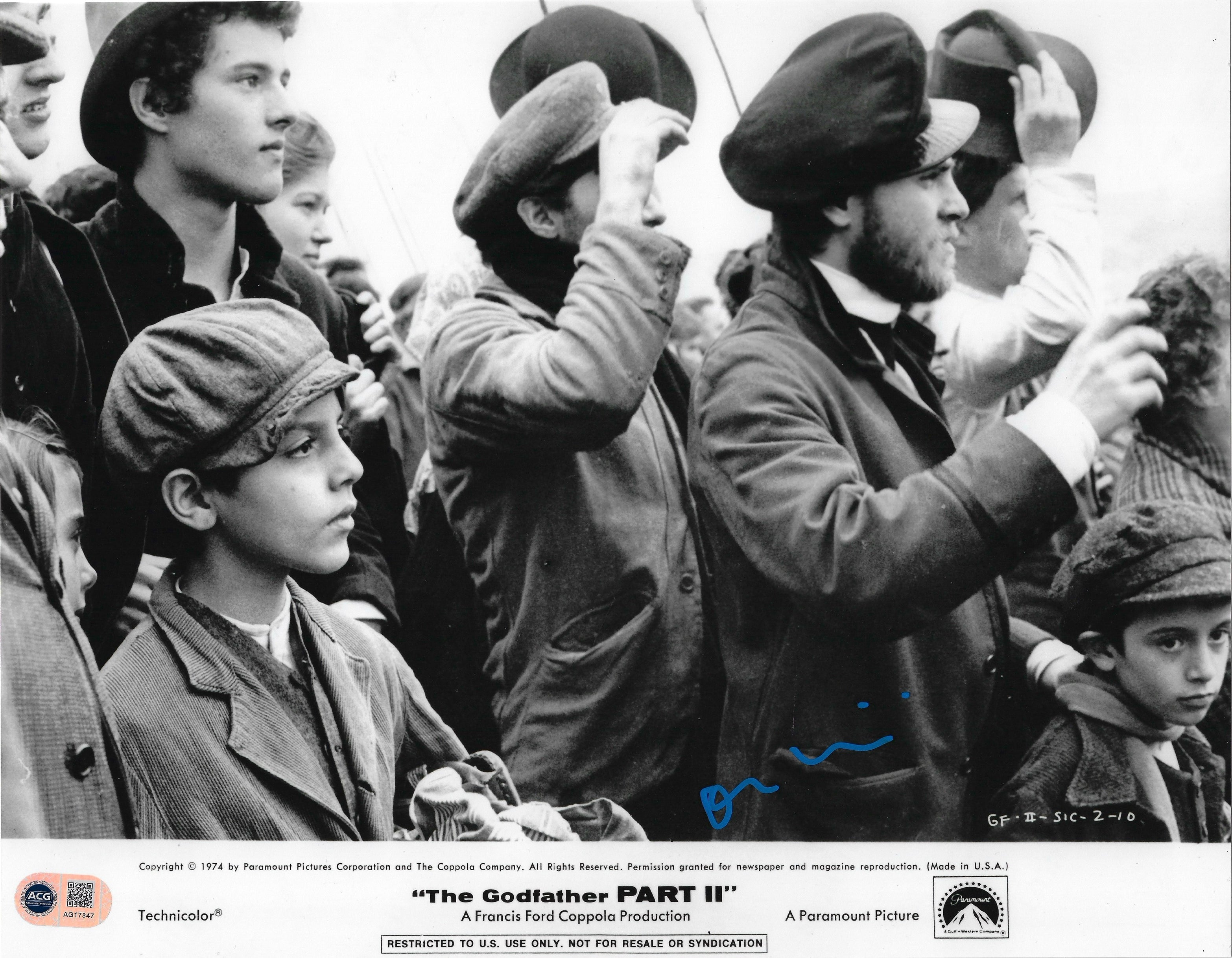ORESTE BALDINI SIGNED THE GODFATHER 2 VITO ANDOLINI 14x11 PHOTO (ACG CERT AG17847)