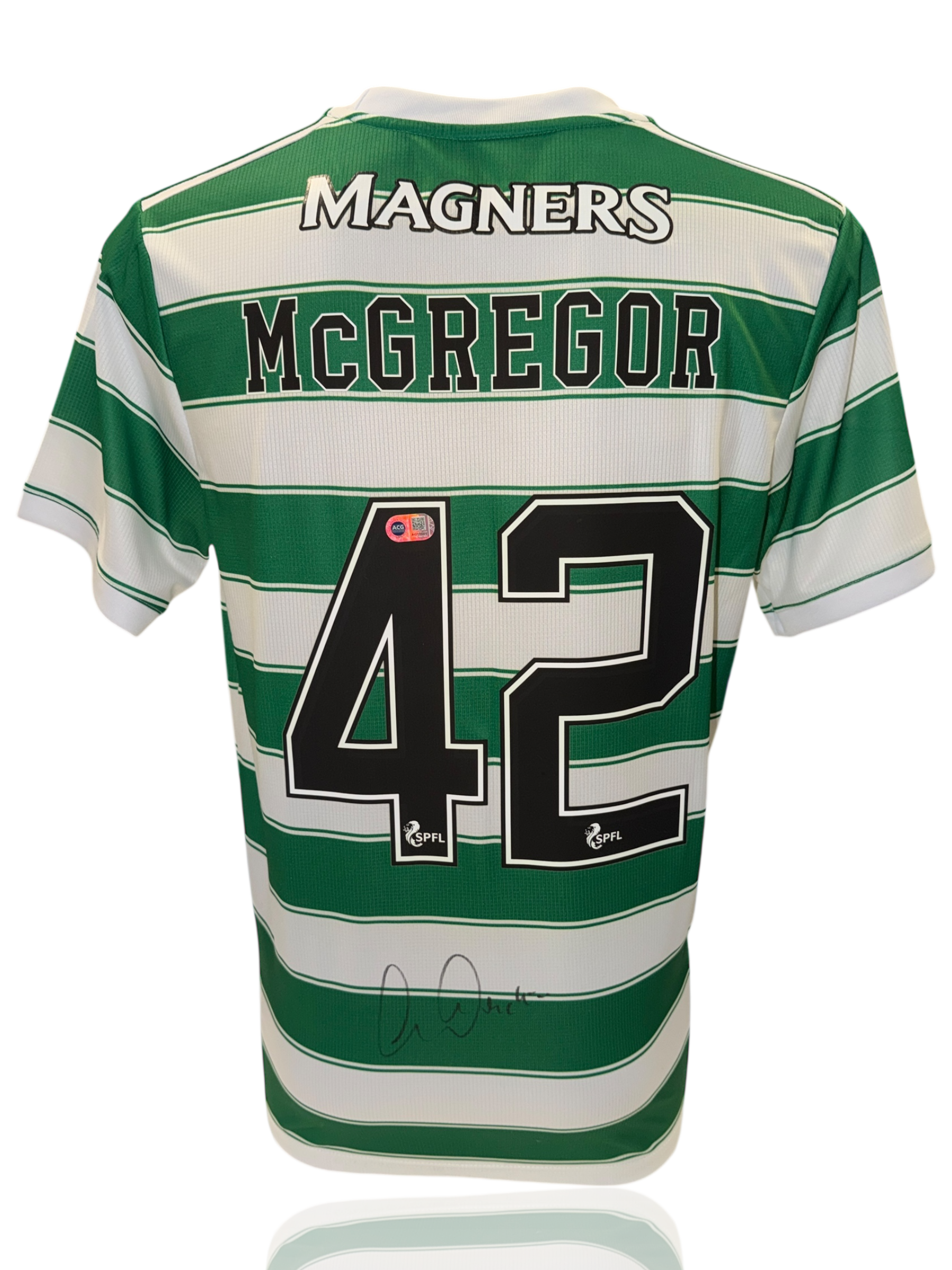 CALLUM MCGREGOR SIGNED CELTIC FC 2021/22 HOME SHIRT (ACG CERT AG17584)