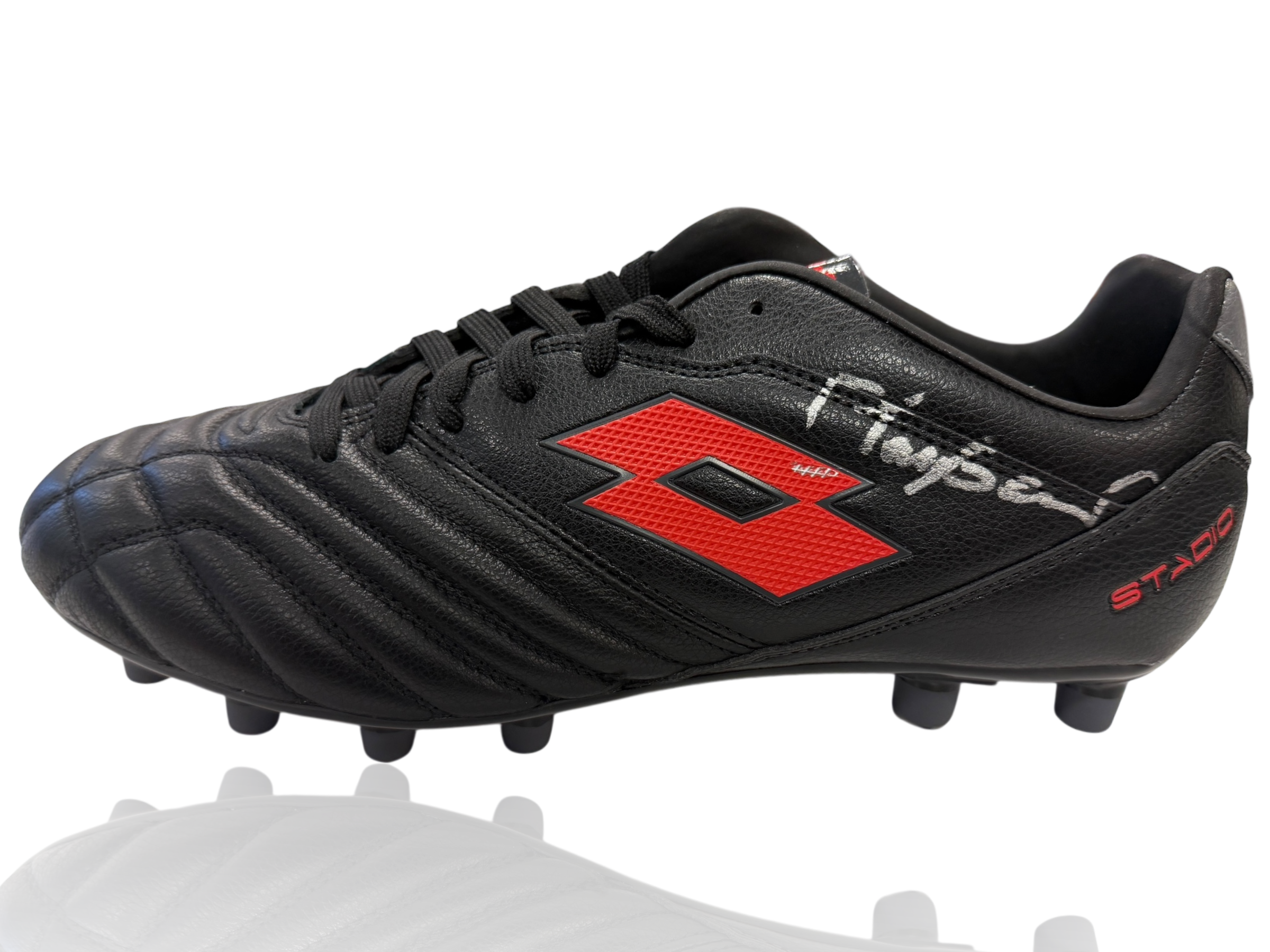 FRANCO BARESI SIGNED AC MILAN LOTTO FOOTBALL BOOT (ACG CERT AG17714)