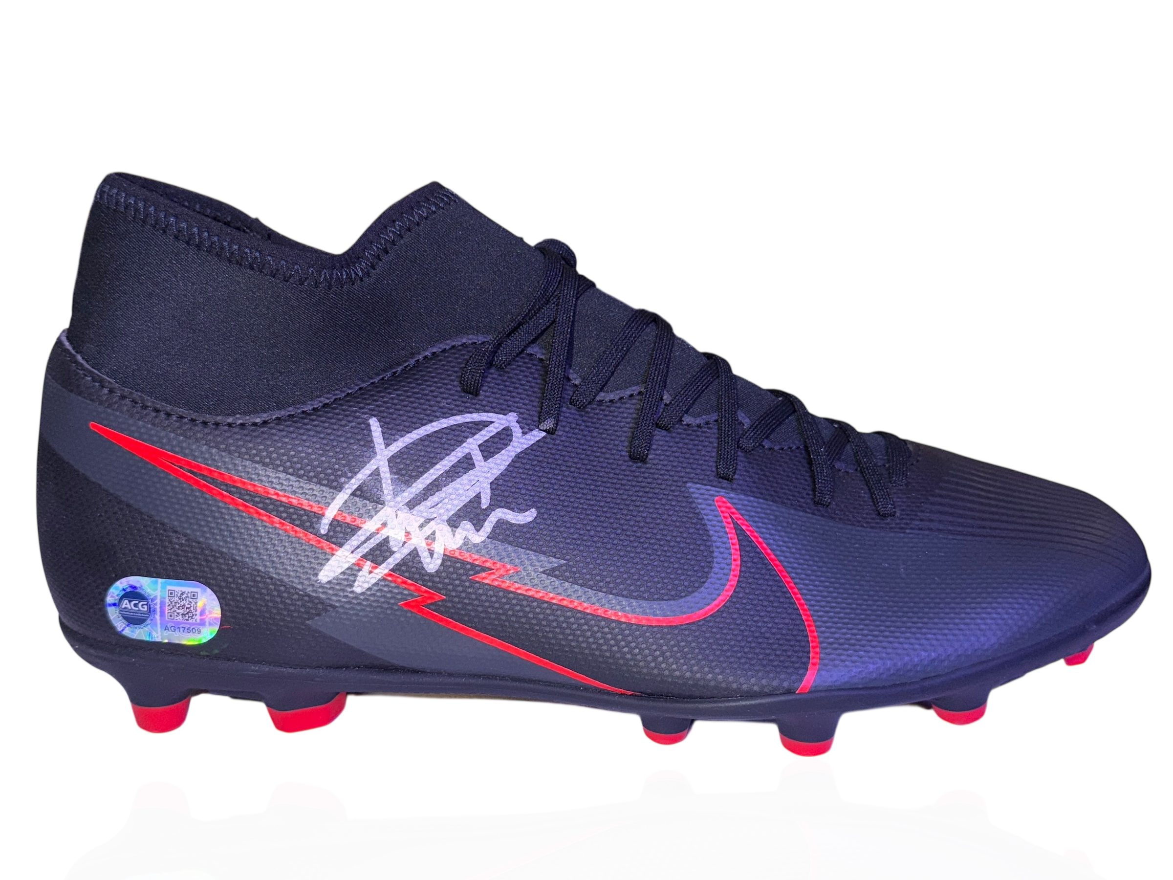DIRK KUYT SIGNED NIKE FOOTBALL BOOT LIVERPOOL LEGEND (ACG CERT AG17509)