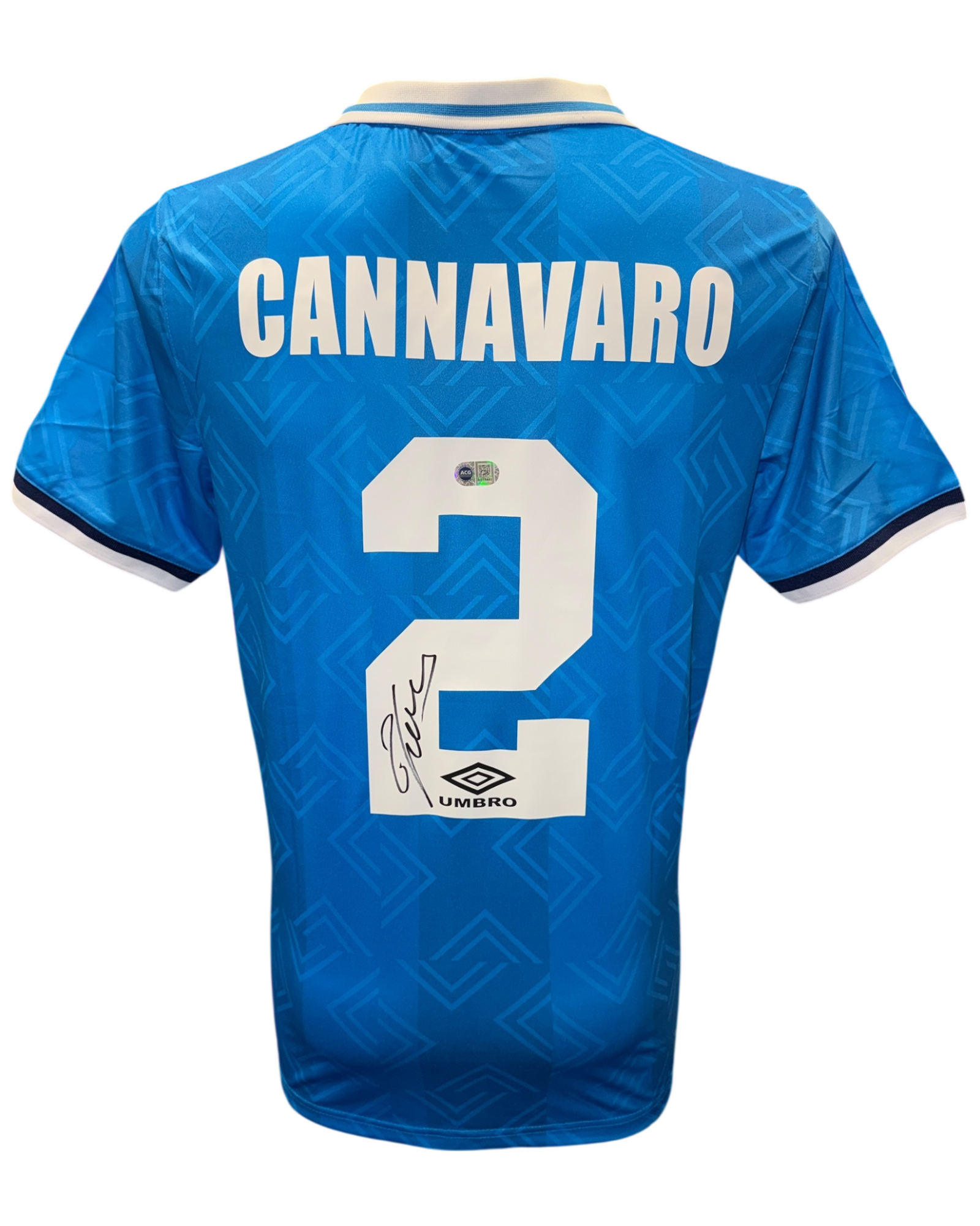 FABIO CANNAVARO SIGNED SSC NAPOLI 1993/94 HOME SHIRT (ACG CERT AG17441)