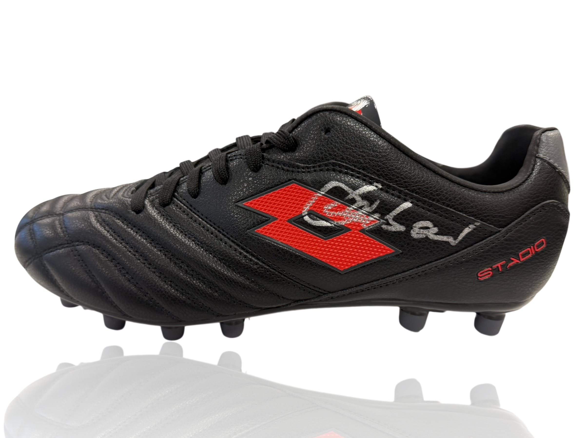 FRANCO BARESI SIGNED AC MILAN LOTTO FOOTBALL BOOT (ACG CERT AG17718)