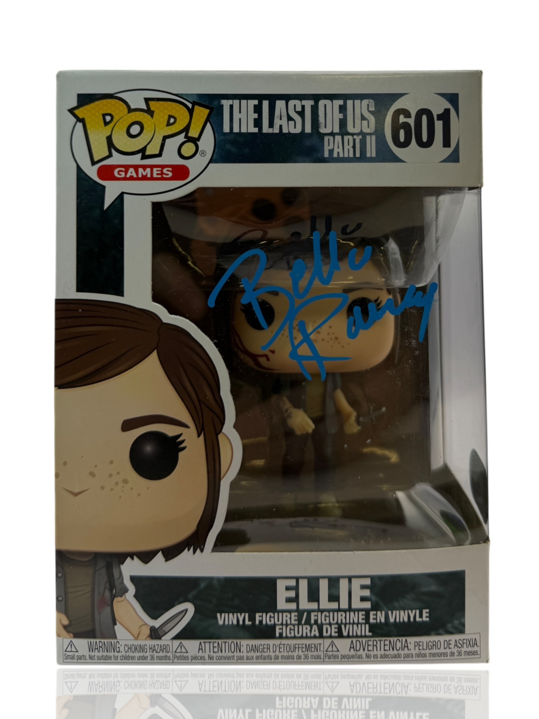 BELLA RAMSEY SIGNED ELLIE THE LAST OF US FUNKO POP! #601 (ACG CERT AG17662)
