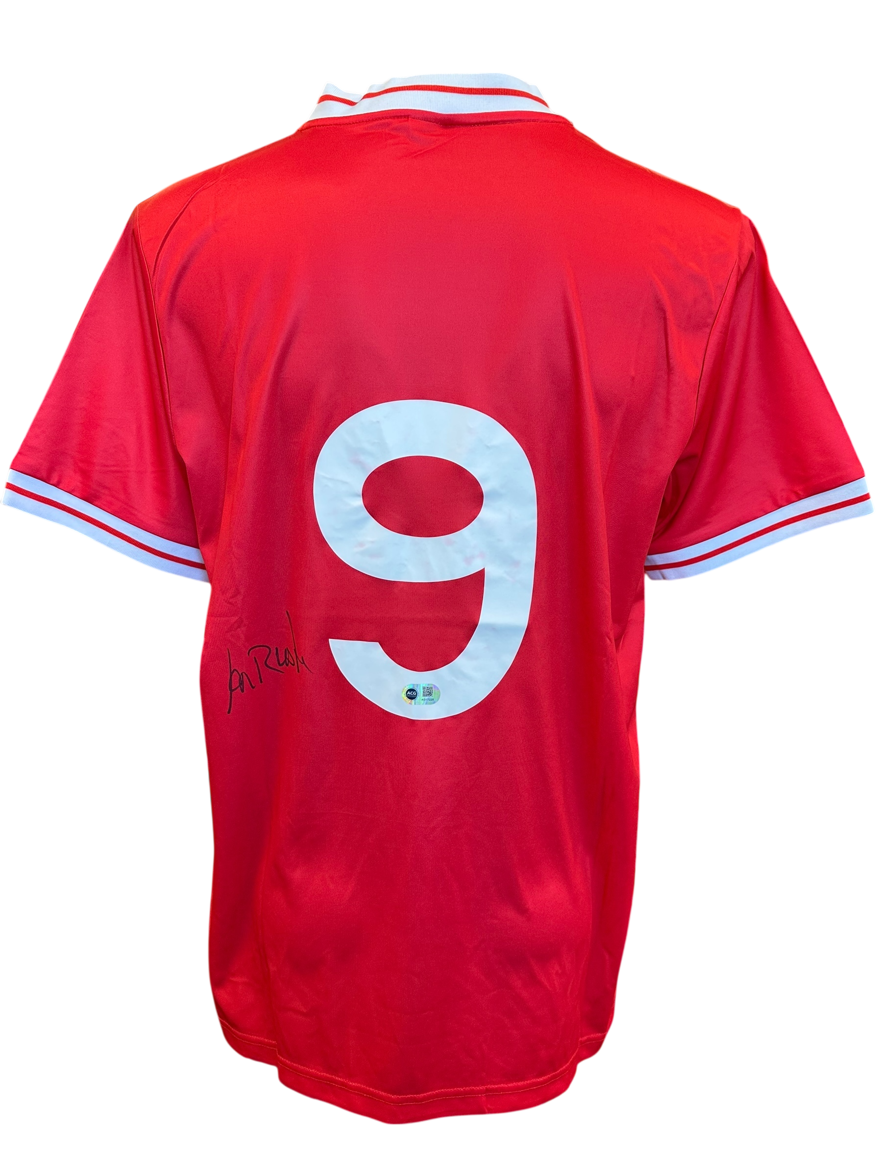 IAN RUSH SIGNED LIVERPOOL FC 1984 HOME SHIRT (ACG CERT AG17225)