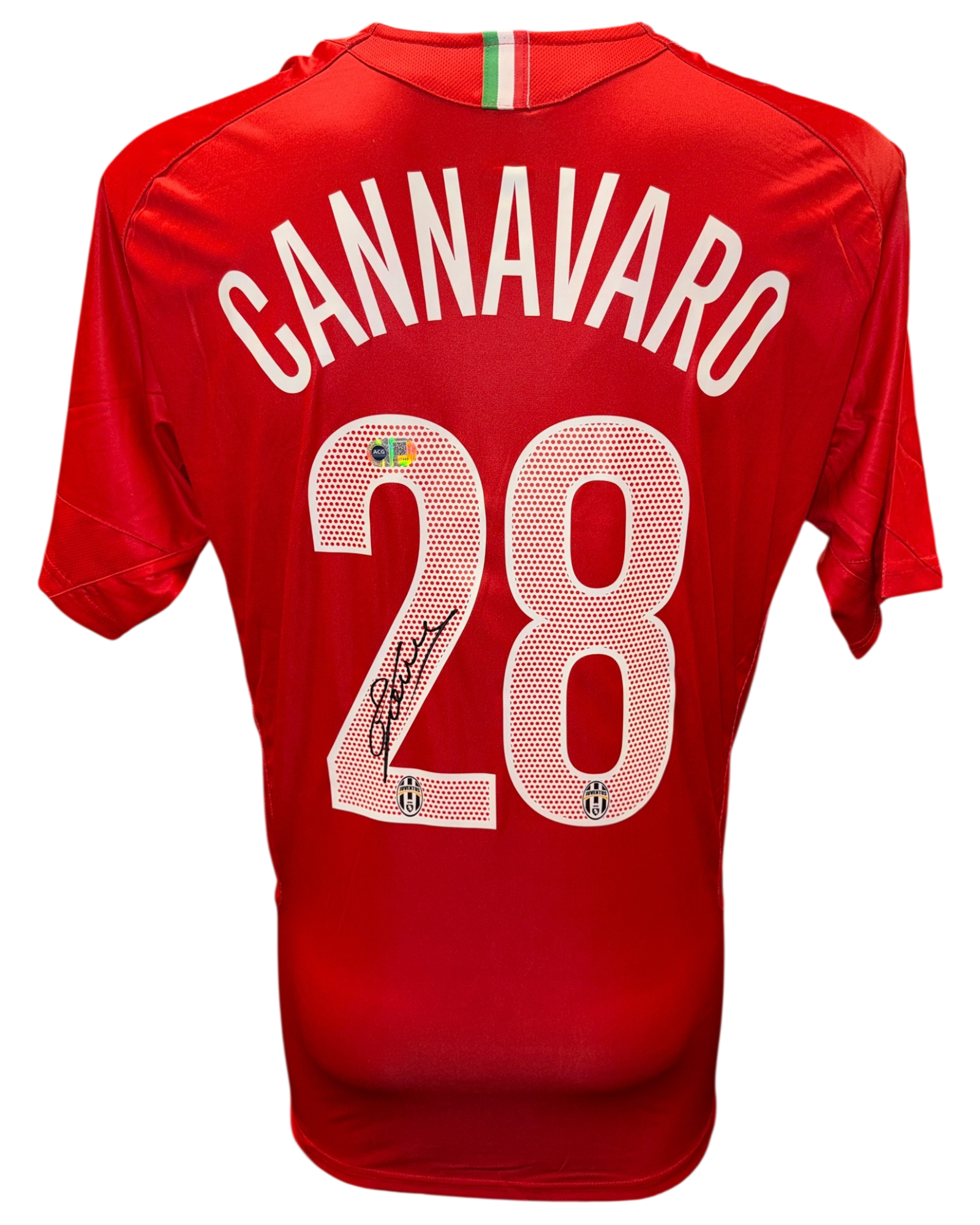 FABIO CANNAVARO SIGNED JUVENTUS 2005/06 THIRD SHIRT (ACG CERT AG17448)