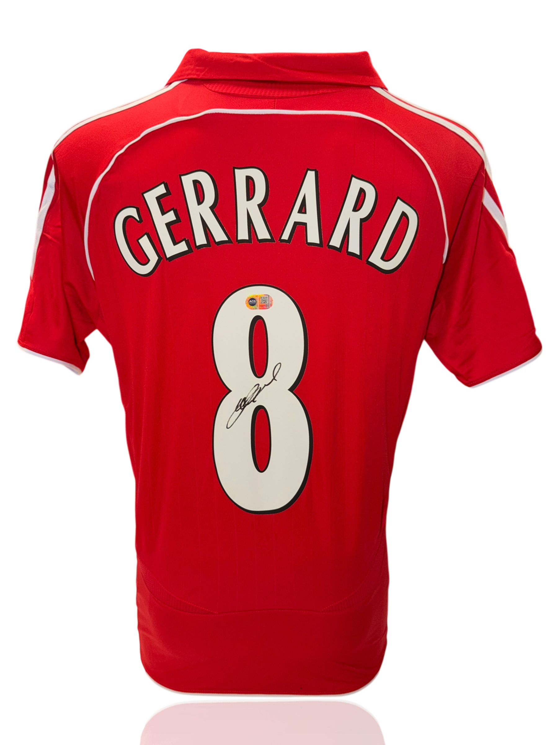 STEVEN GERRARD SIGNED LIVERPOOL FC HOME 2006/07 SHIRT (ACG CERT AG17493)