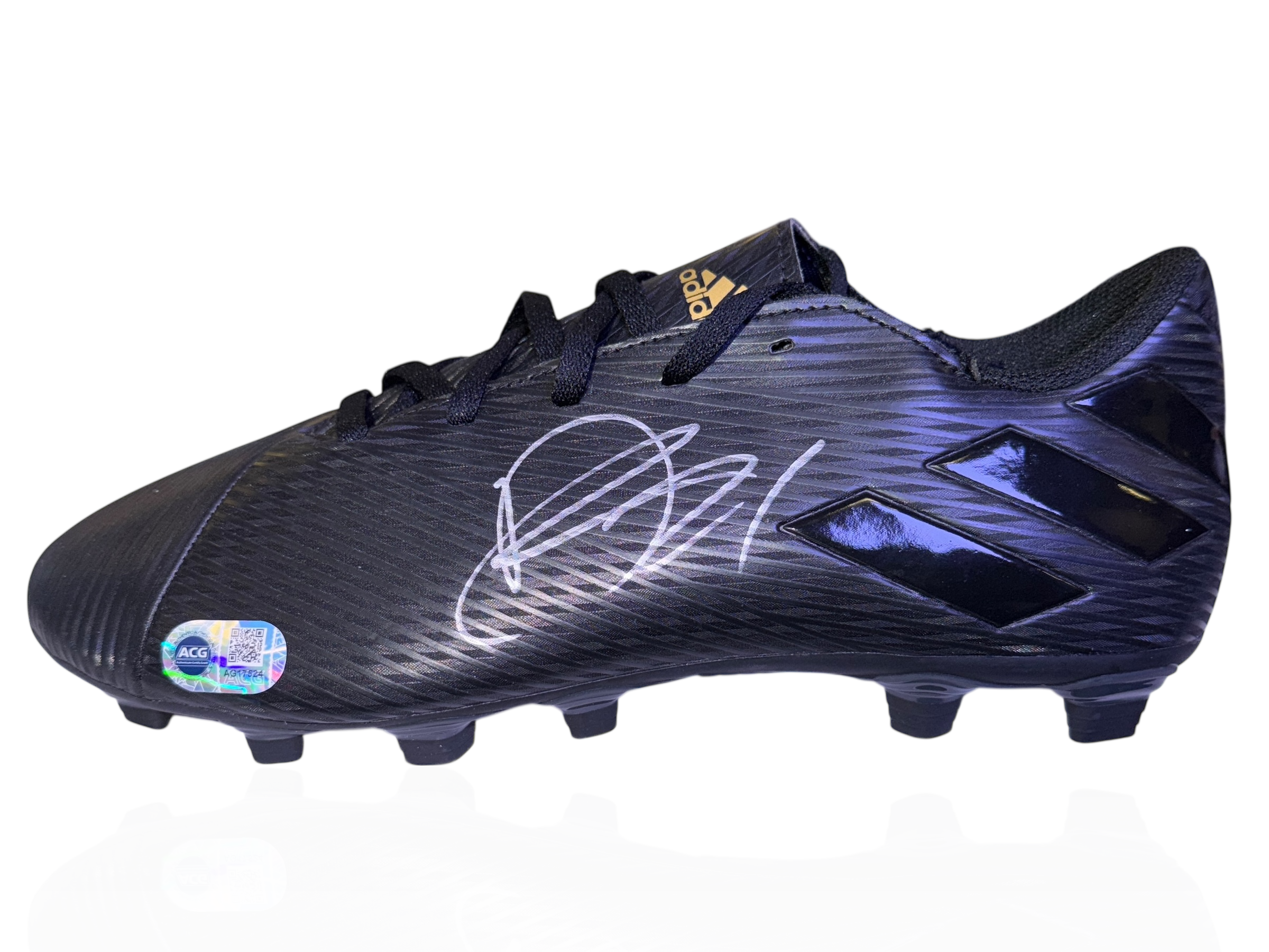 DONYELL MALEN SIGNED ADIDAS FOOTBALL BOOT (ACG CERT AG17524)