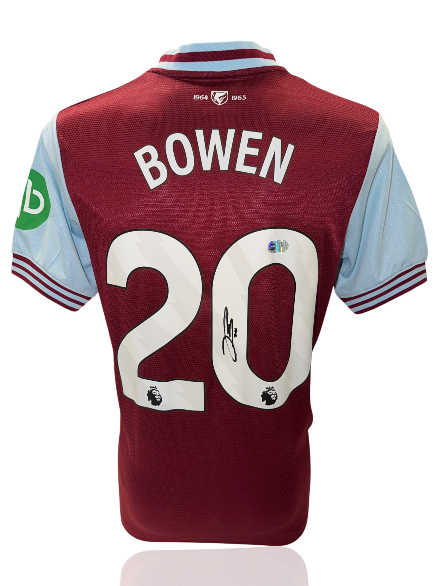 JARROD BOWEN SIGNED WEST HAM UNITED 2024/25 HOME SHIRT (ACG CERT AG17487)