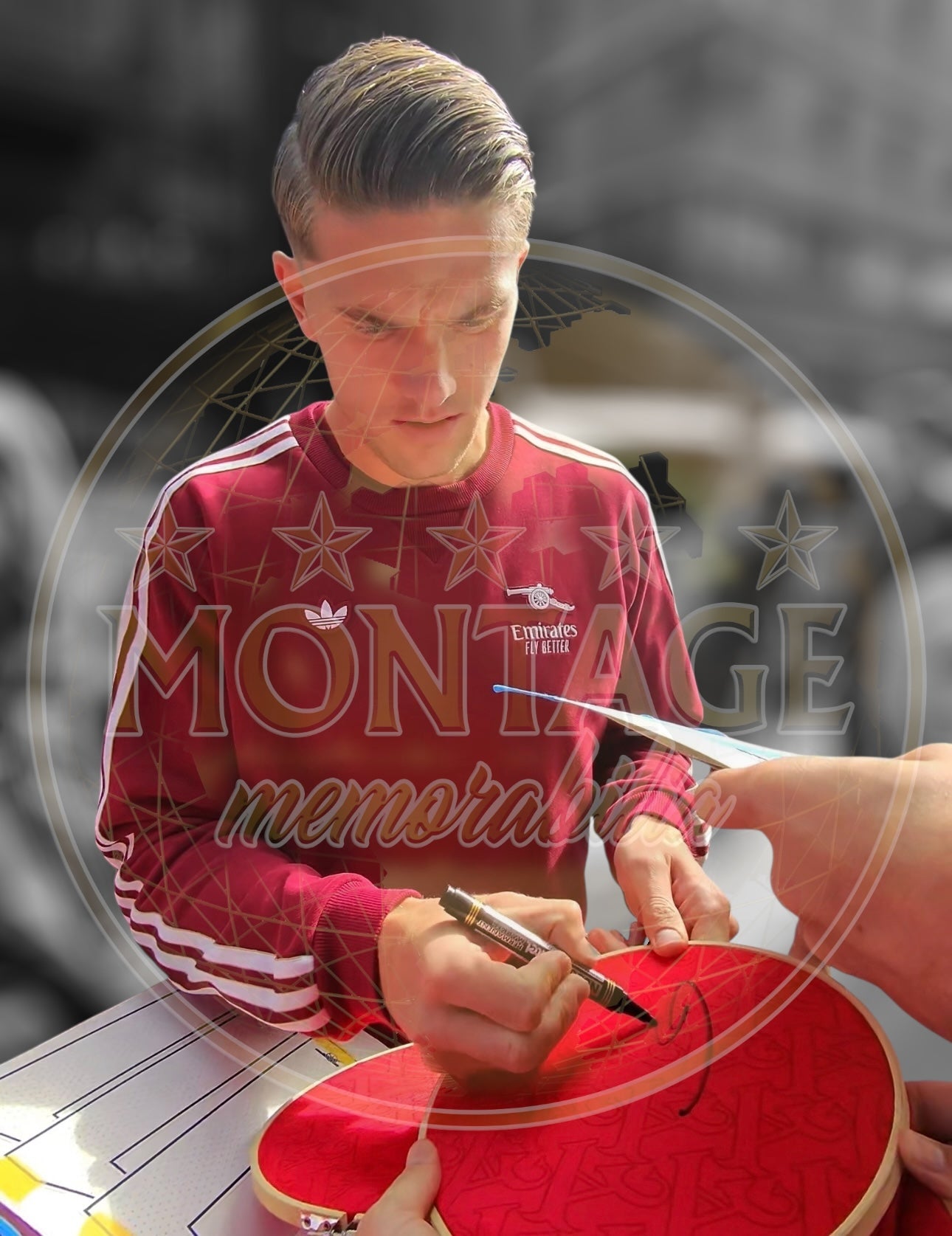 VIKTOR GYOKERES SIGNED ARSENAL FC 2025/26 HOME SHIRT (ACG CERT AG17295)