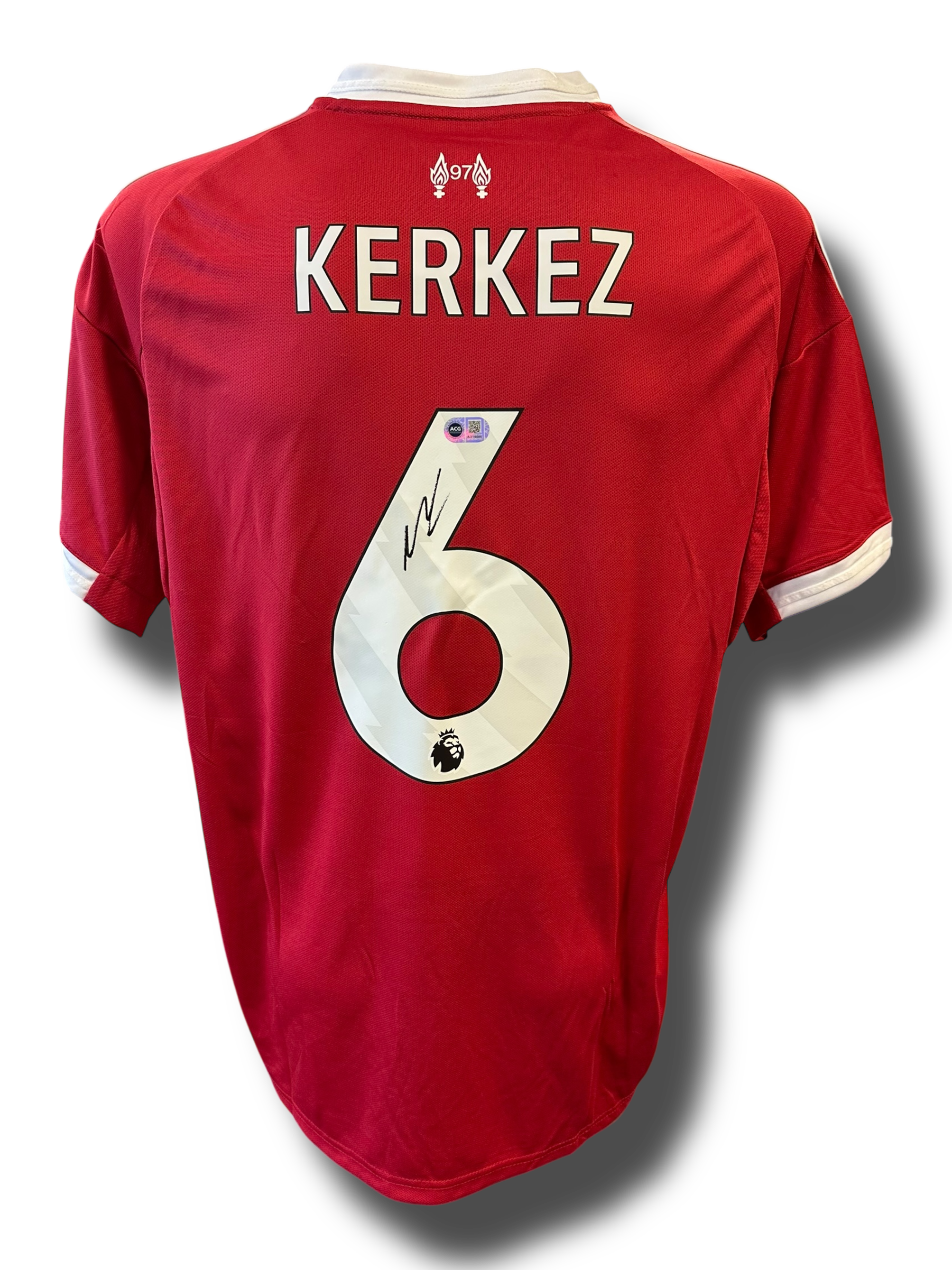MILOS KERKEZ SIGNED LIVERPOOL FC 2025/26 HOME SHIRT (ACG CERT AG16586)