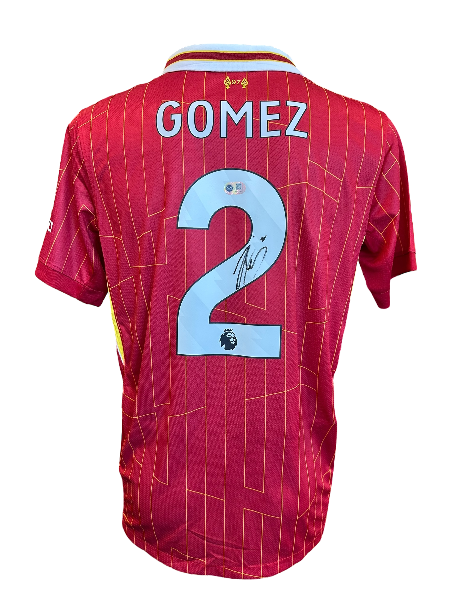 JOE GOMEZ SIGNED 2024/25 LIVERPOOL FC HOME SHIRT GOMEZ (ACG CERT AG17181)