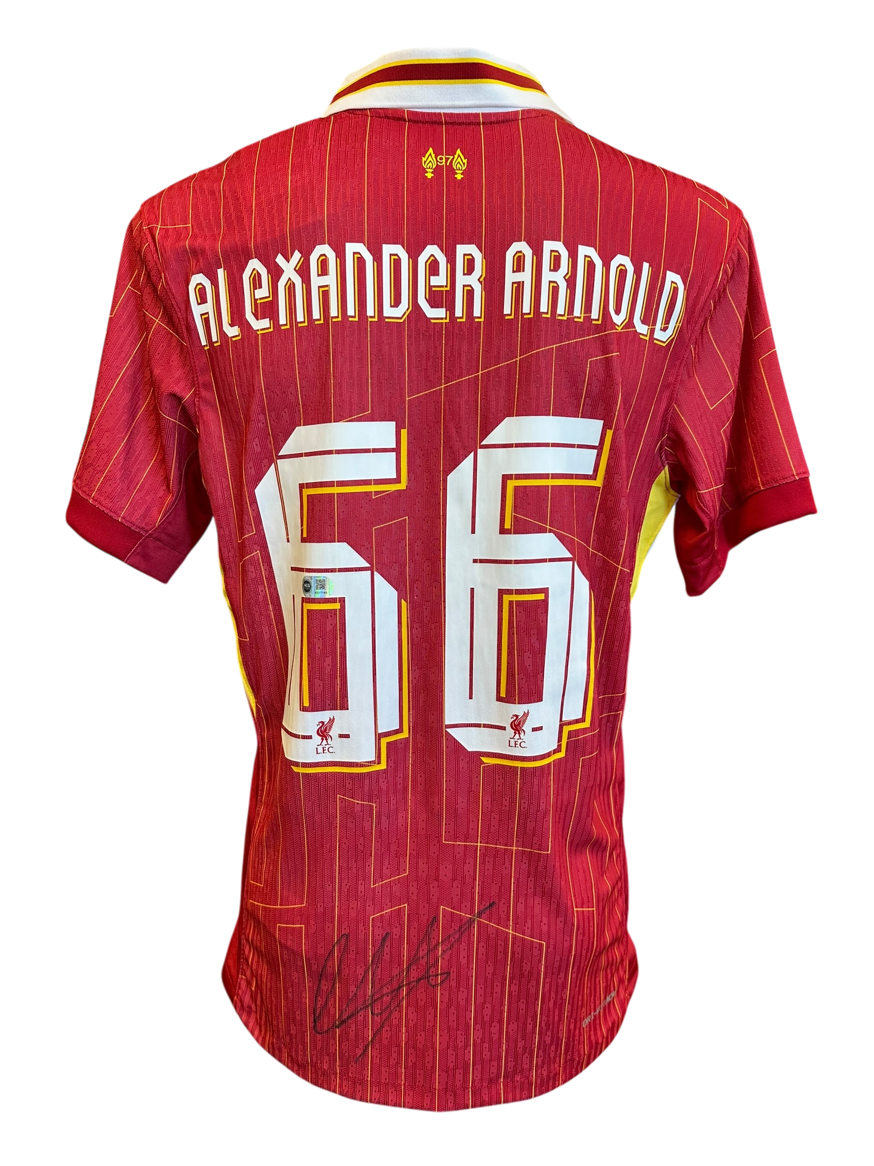 TRENT ALEXANDER-ARNOLD SIGNED LIVERPOOL FC 2024/25 HOME SHIRT (ACG CERT AG17180)