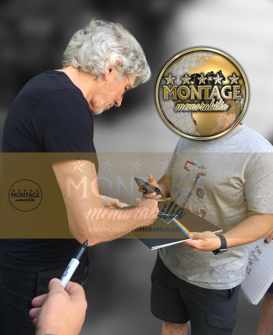 ROGER WATERS SIGNED PINK FLOYD DARK SIDE OF THE MOON VINYL (AFTAL COA)