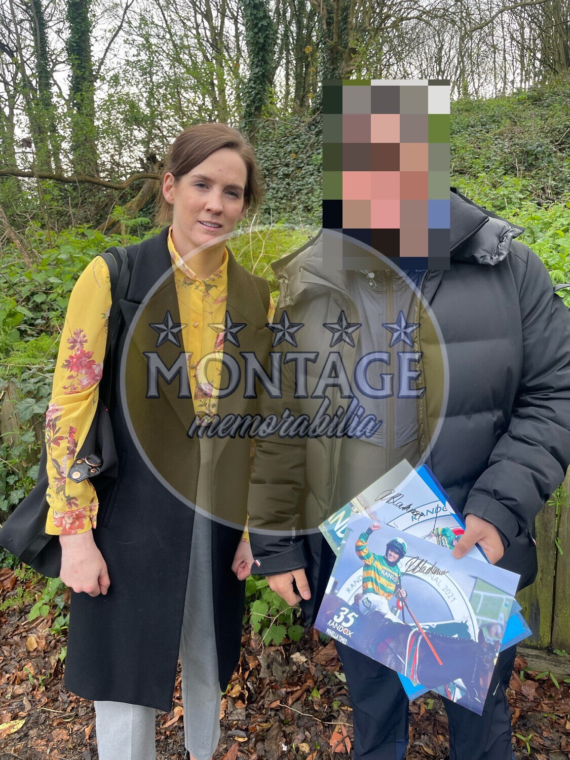 RACHAEL BLACKMORE SIGNED GRAND NATIONAL 12X8 PHOTO (ACG CERT AG16783)