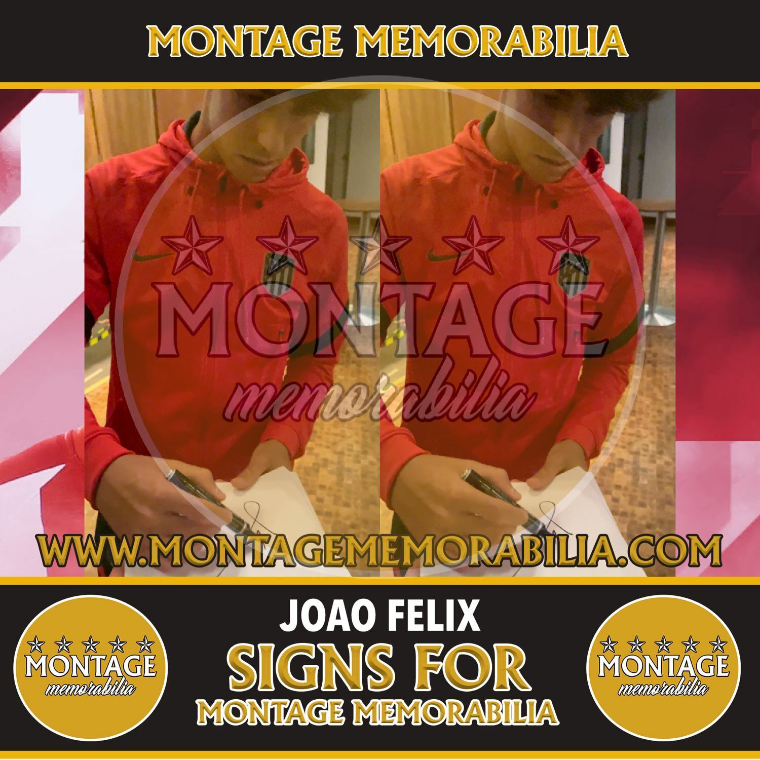 JOAO FELIX SIGNED 12x8 PORTUGAL PHOTOGRAPH (AFTAL COA)