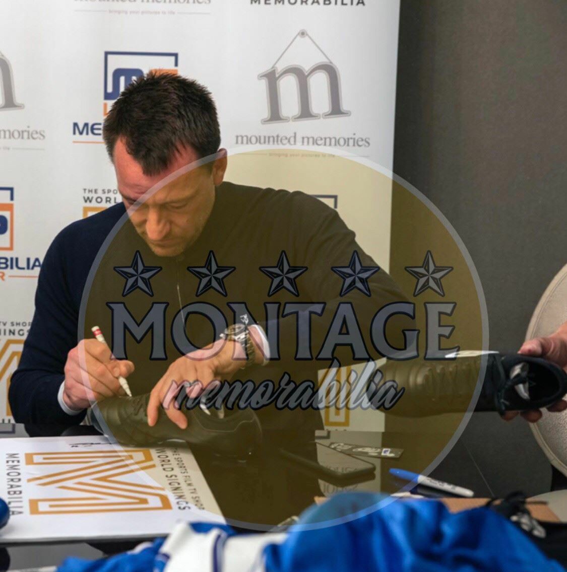 JOHN TERRY SIGNED UMBRO SPECIALI CHELSEA FOOTBALL BOOT L (AFTAL COA)