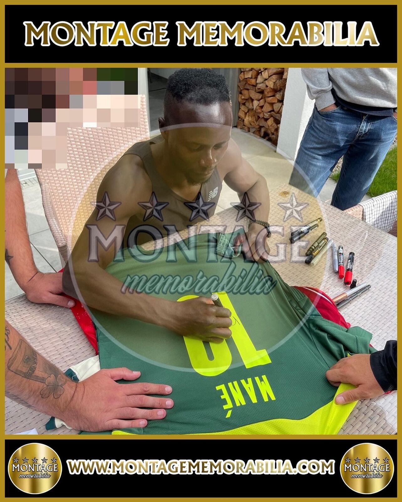 SADIO MANE SIGNED SENEGAL AFCON 2021 WINNERS HOME SHIRT (ACG CERT AG17243)