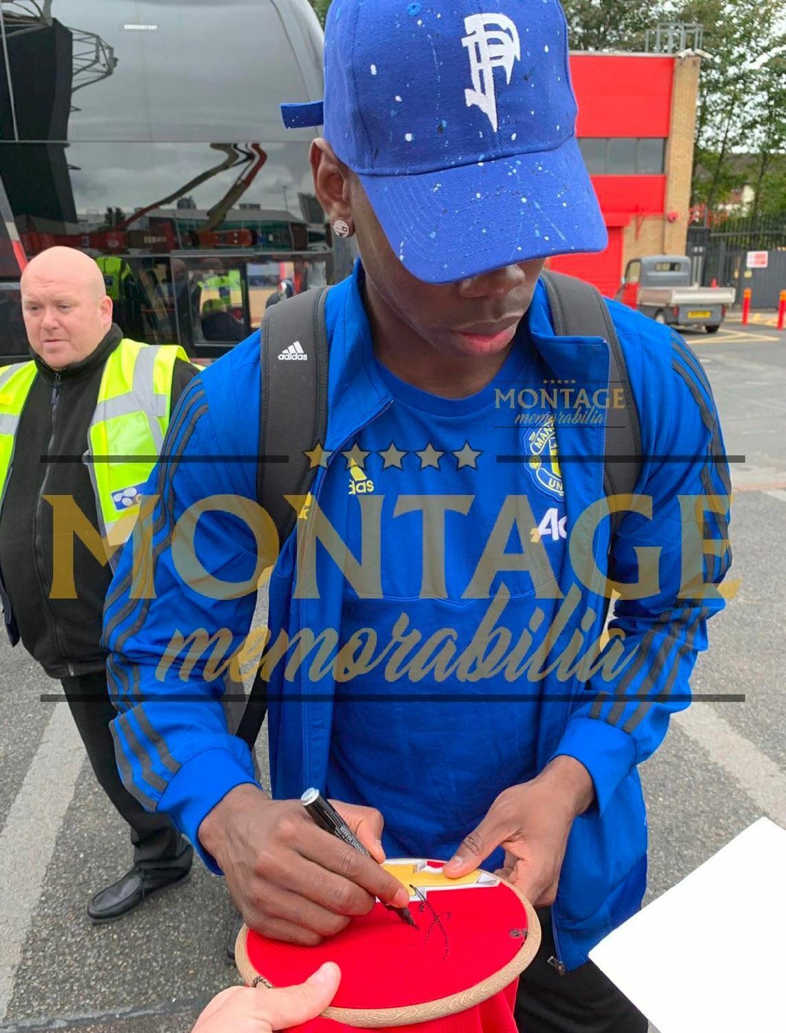 PAUL POGBA SIGNED 12X8 MANCHESTER UNITED PHOTOGRAPH (AFTAL COA)