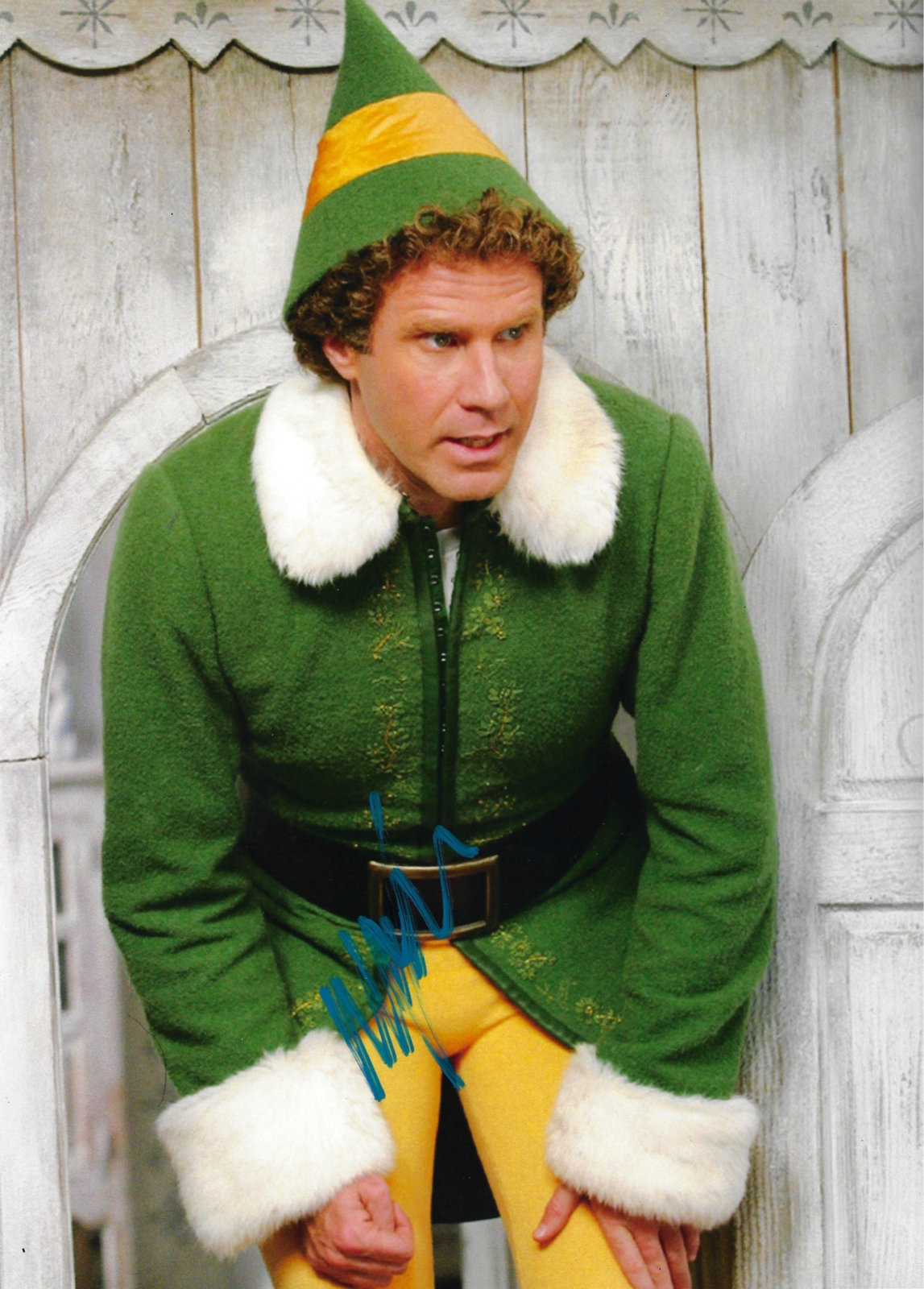 WILL FERRELL SIGNED ELF BUDDY SIGNED 12x8 PHOTO AFTAL (ACOA RACC COA)