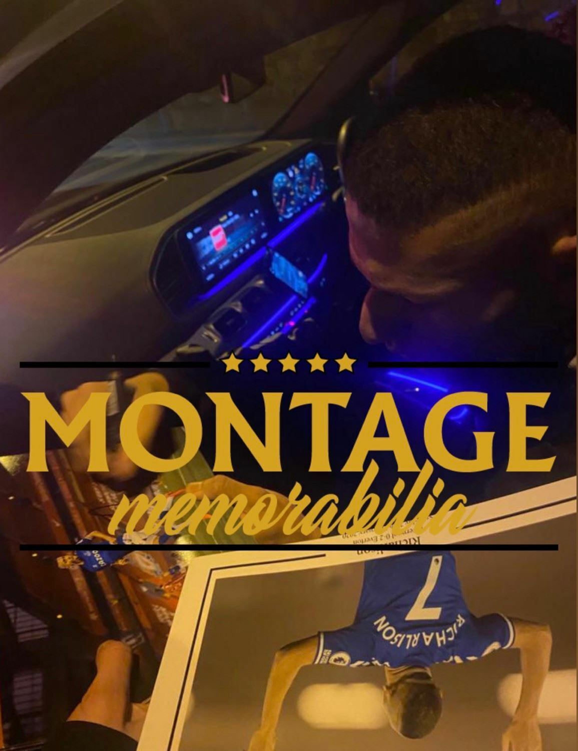 RICHARLISON SIGNED EVERTON FC 12X8 ANFIELD MERSEYSIDE DERBY PHOTO 3 (AFTAL COA)