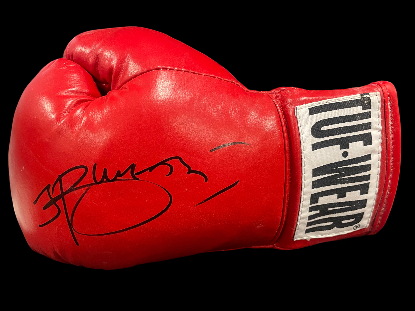 JOSHUA BUATSI SIGNED RED TUF WEAR AUTOGRAPH BOXING GLOVE (AFTAL COA)