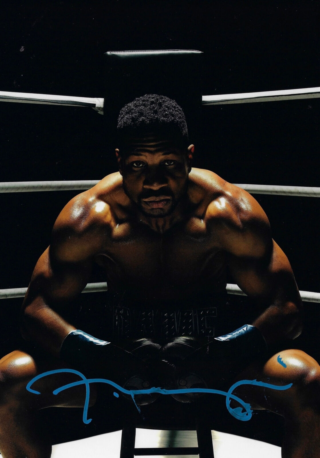 JONATHON MAJORS SIGNED CREED 3 12x8 PHOTO 3 (AFTAL COA)