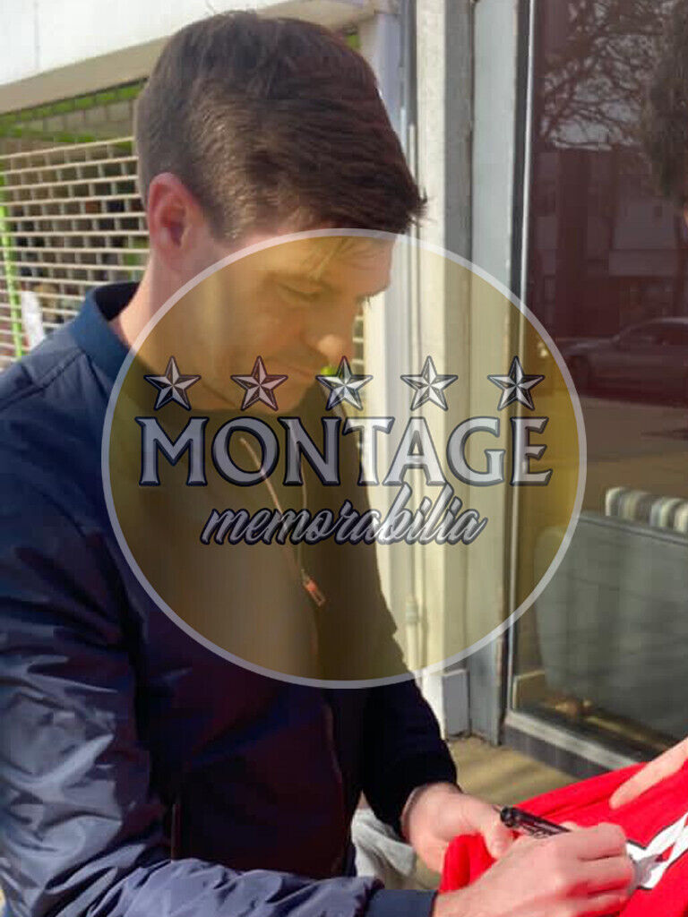 STEVEN GERRARD SIGNED LIVERPOOL FC ISTANBUL 2005 12x8 PHOTOGRAPH 6 (AFTAL COA)