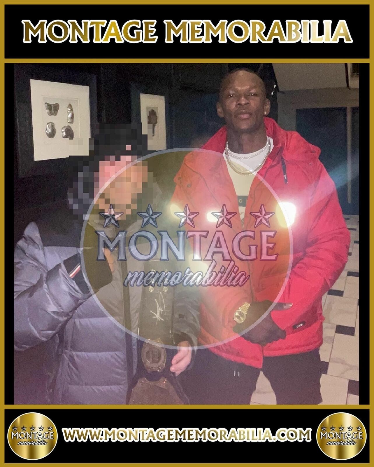 ISRAEL ADESANYA STYLEBENDER SIGNED UFC CHAMPIONSHIP FIGHT BELT (AFTAL COA)