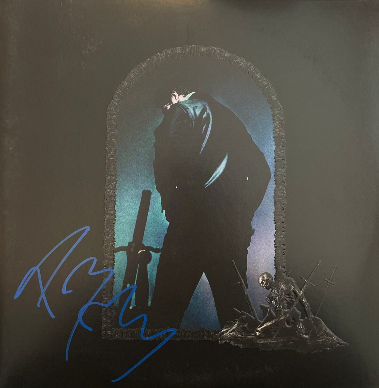 POST MALONE SIGNED HOLLYWOOD’S BLEEDING VINYL ALBUM LP 2 (ACOA RACC COA)