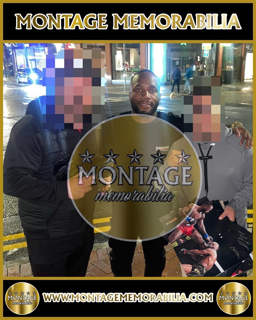 LEON ROCKY EDWARDS SIGNED UFC CHAMPIONSHIP FIGHT CHAMPION BELT (AFTAL COA)