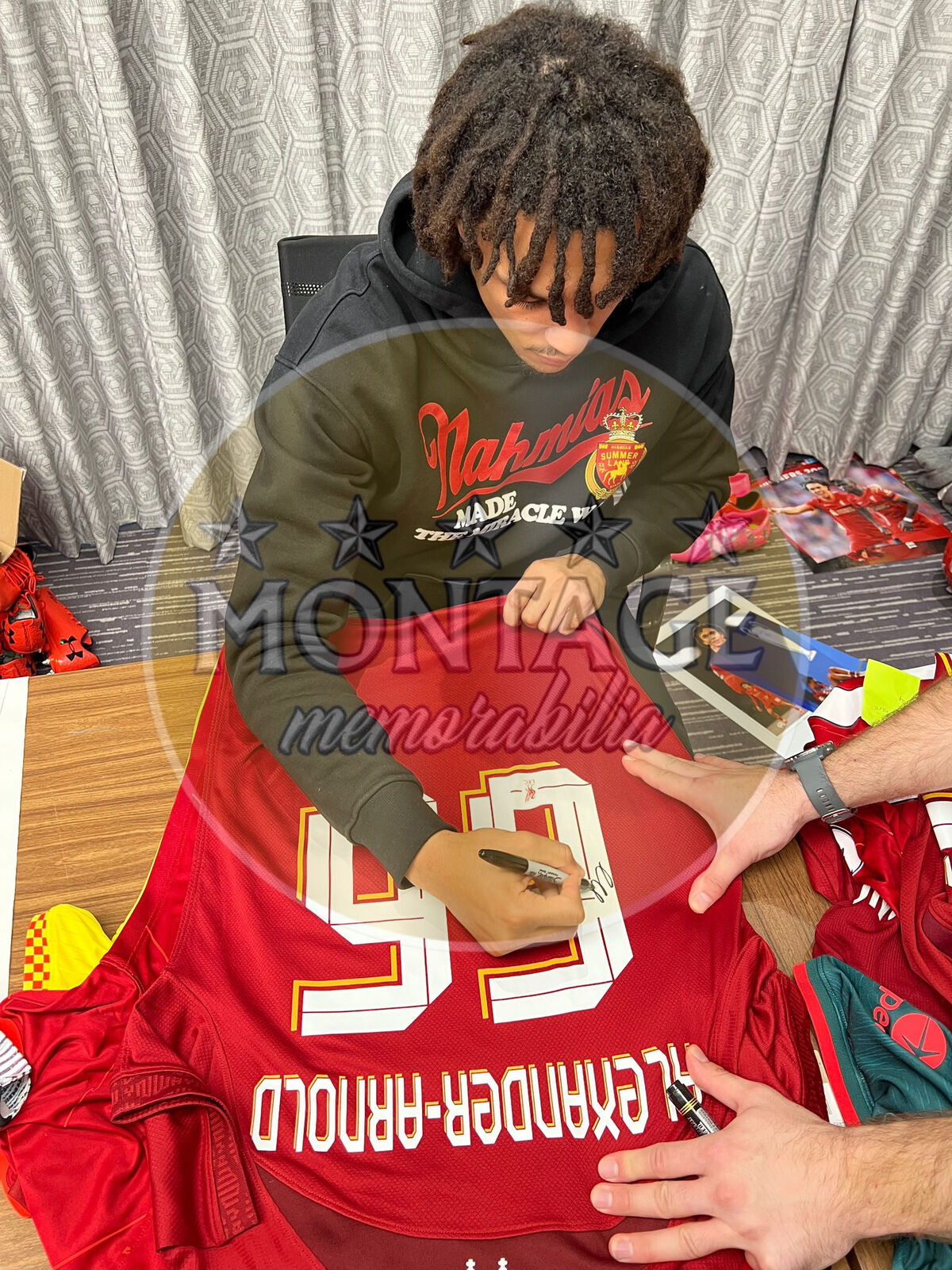 TRENT ALEXANDER-ARNOLD SIGNED LIVERPOOL FC 2022/23 VAPOURNIT HOME SHIRT (AFTAL COA)