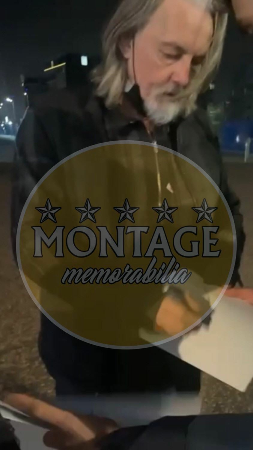 TOMMY FLANAGAN SIGNED CHIBS SONS OF ANARCHY 12x8 PHOTO (ACG CERT AG17102)