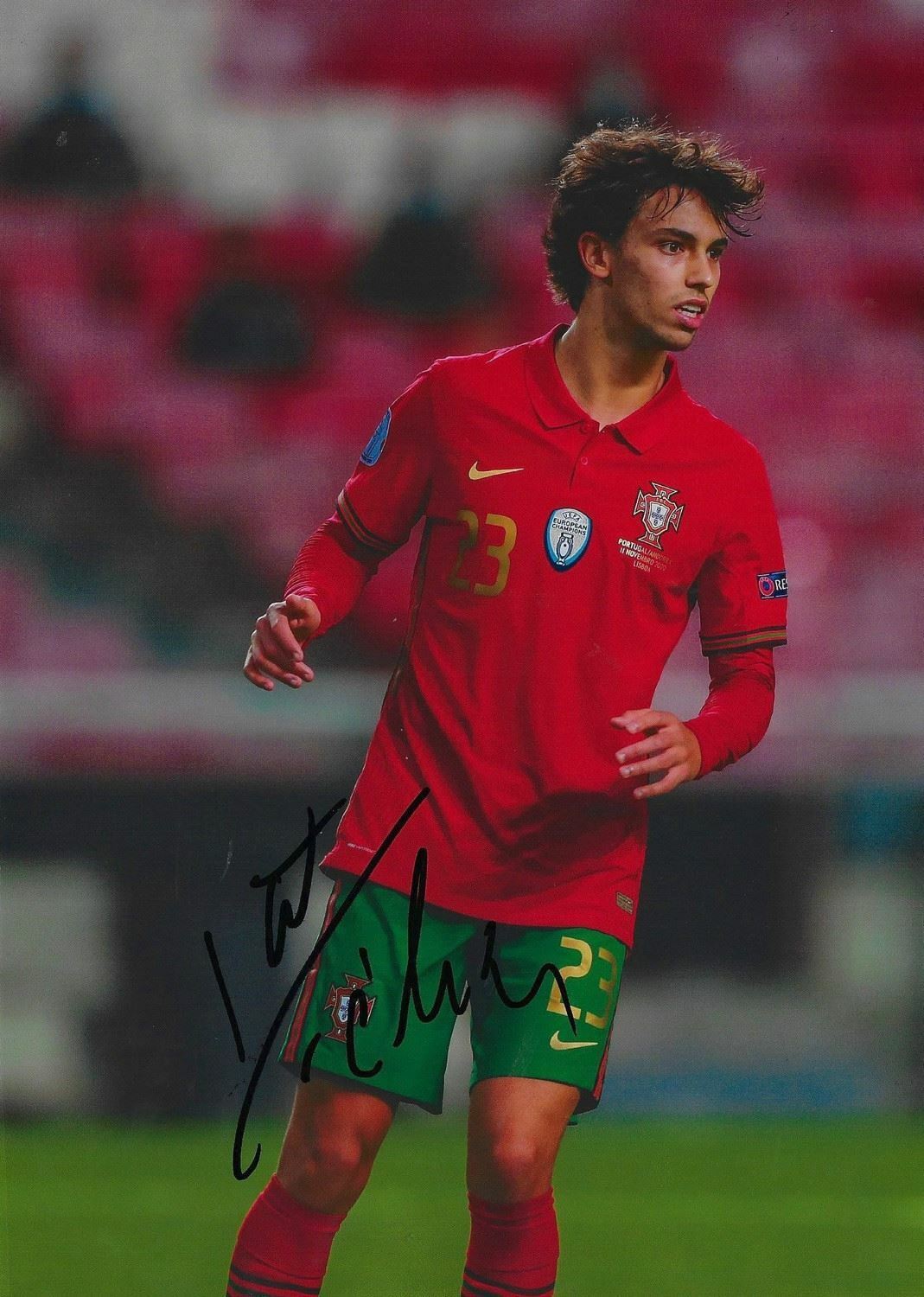 JOAO FELIX SIGNED 12x8 PORTUGAL PHOTOGRAPH 2 (AFTAL COA)