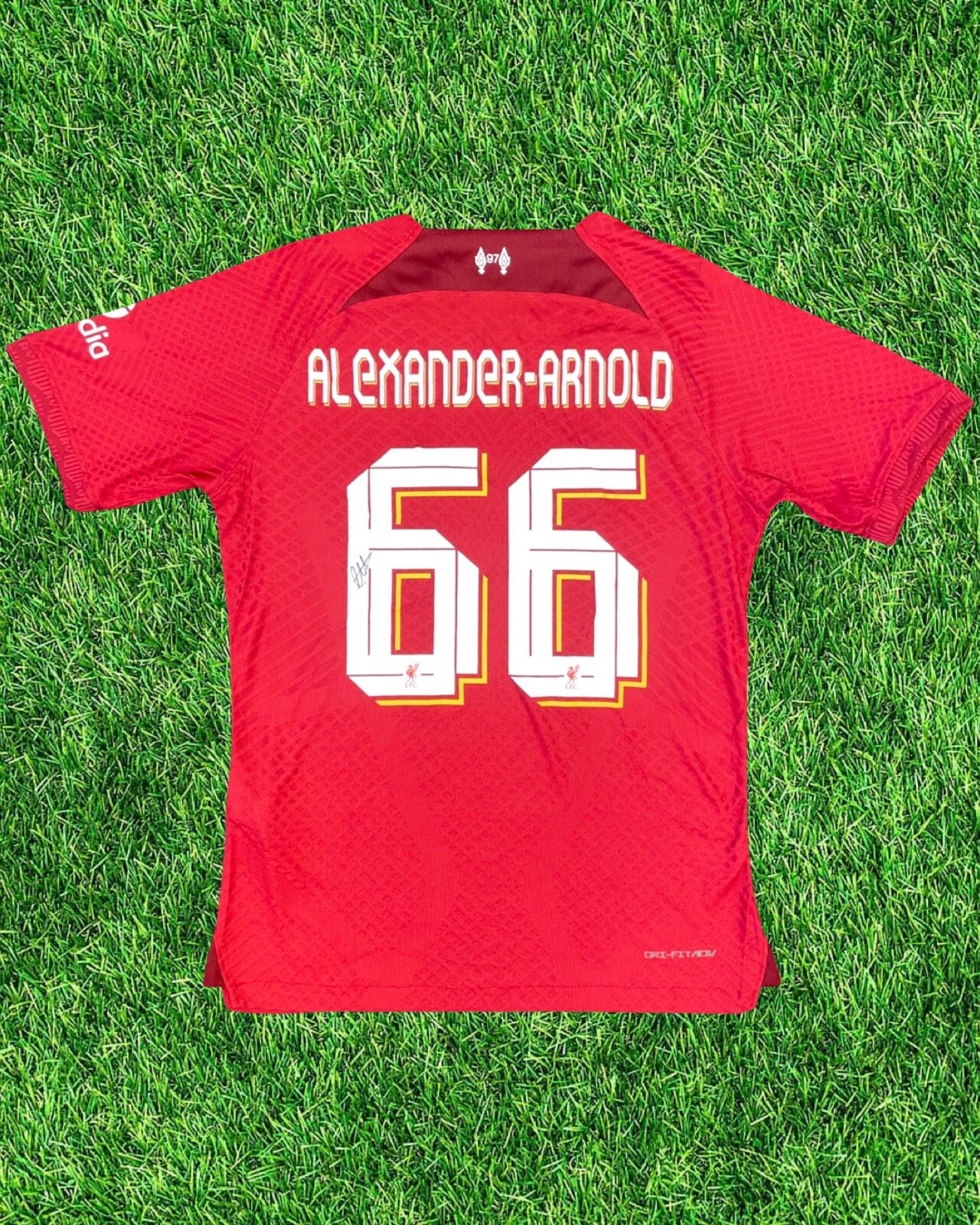 TRENT ALEXANDER-ARNOLD SIGNED LIVERPOOL FC 2022/23 VAPOURNIT HOME SHIRT (AFTAL COA)