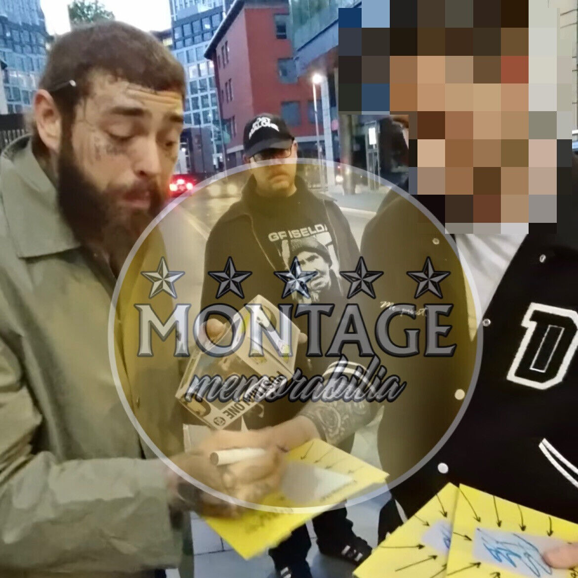 POST MALONE SIGNED FUNKOPOP! #254 POPROCKS HOLLYWOODS BLEEDING (AFTAL COA)