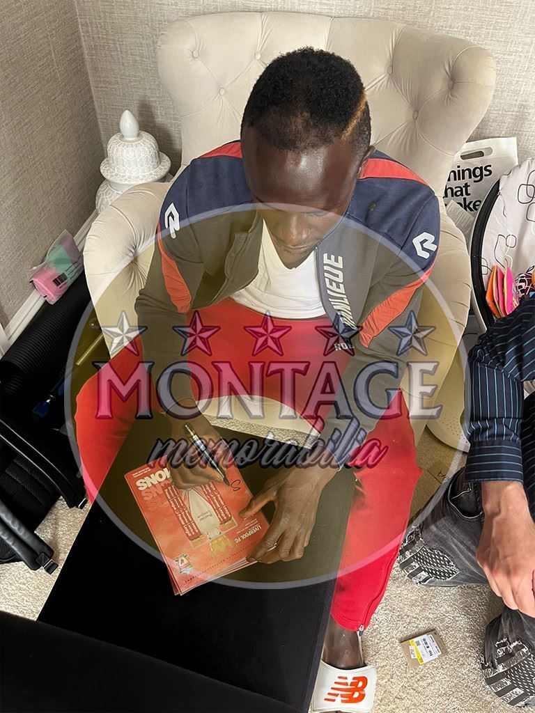 SADIO MANE LFC V CHELSEA CHAMPIONS 2019/20 SIGNED PROGRAMME (AFTAL COA)