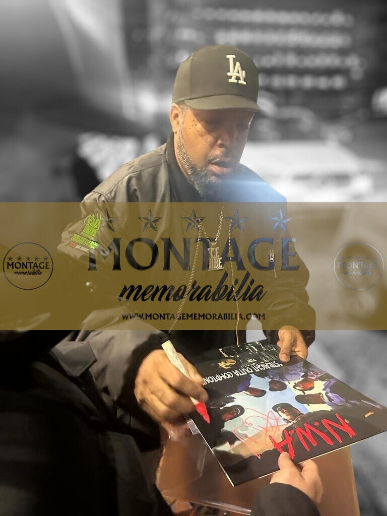 ICE CUBE & DR DRE SIGNED NWA STRAIGHT OUTTA COMPTON VINYL (ACG CERT AG17909)