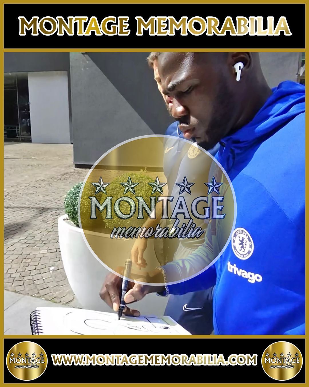 KALIDOU KOULIBALY SIGNED CHELSEA FC 2022/23 HOME SHIRT KOULIBALY 26 (AFTAL COA)