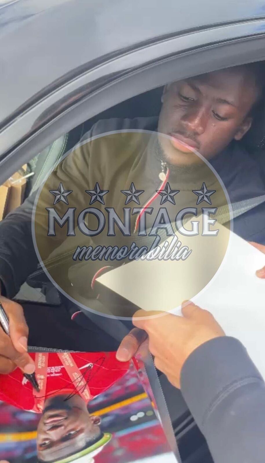 IBRAHIMA KONATE SIGNED LIVERPOOL FC FA CUP WINNERS 12X8 PHOTO (AFTAL COA)