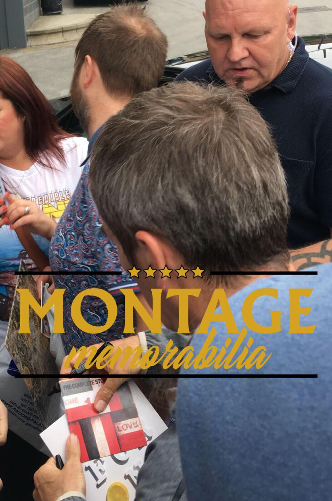 IAN BROWN SIGNED 12X8 STONE ROSES PHOTOGRAPH (AFTAL COA)