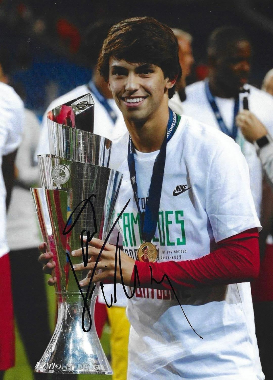 JOAO FELIX SIGNED 12x8 PORTUGAL PHOTOGRAPH (AFTAL COA)