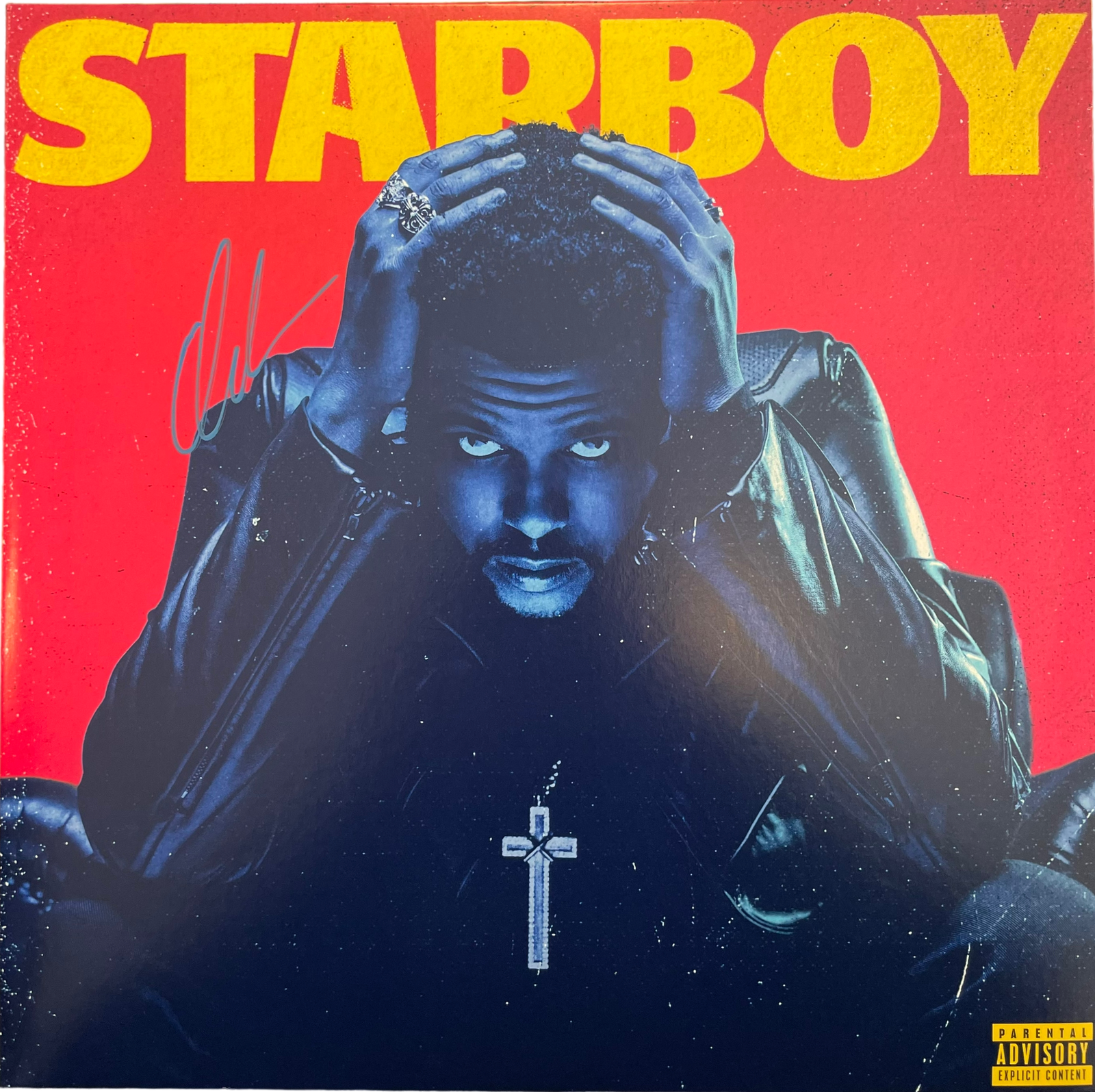 THE WEEKND SIGNED STARBOY LP VINYL ALBUM (ACOA RACC COA)