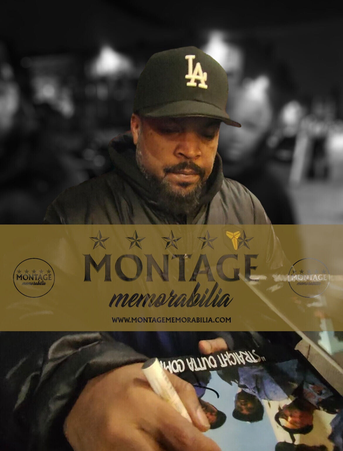 ICE CUBE SIGNED BOYZ N THE HOOD MOVIE SOUNDTRACK ALBUM VINYL LP (AFTAL COA)