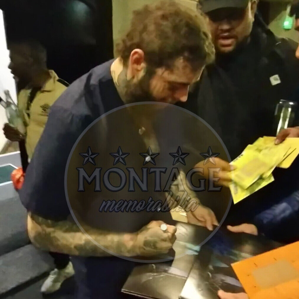 POST MALONE SIGNED HOLLYWOOD’S BLEEDING VINYL ALBUM LP 2 (ACOA RACC COA)