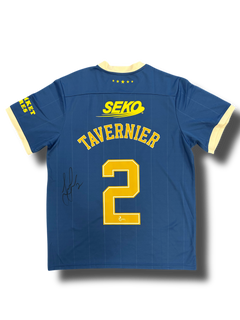 JAMES TAVERNIER SIGNED RANGERS 2021/22 HOME SHIRT (AFTAL COA)-1