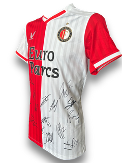 FEYENOORD SIGNED 2023/24 HOME SQUAD SHIRT SLOT, GIMENEZ, STENGS (ACG CERT AG17630)-2