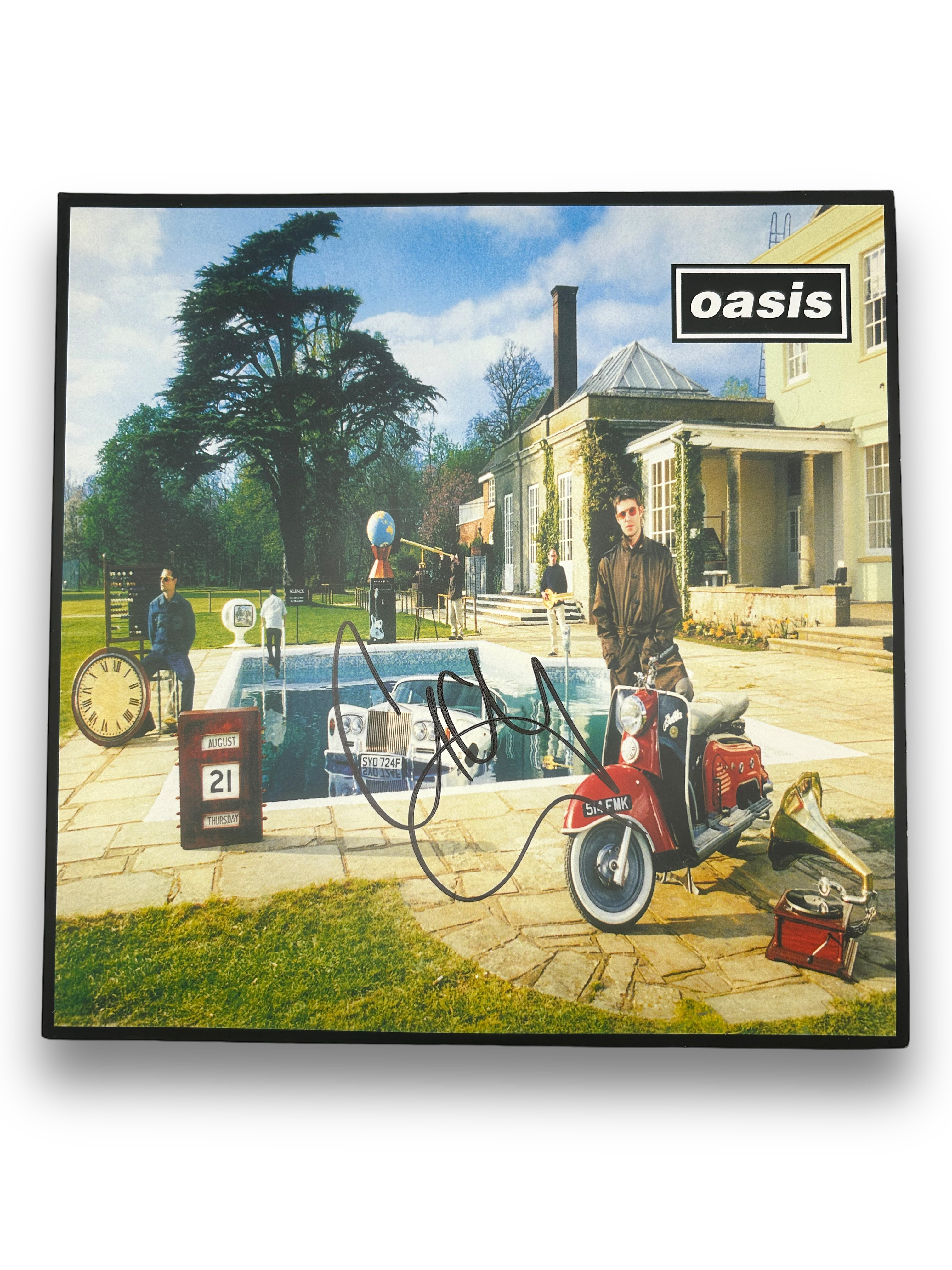 LIAM GALLAGHER SIGNED BE HERE NOW OASIS LP VINYL (AFTAL COA)